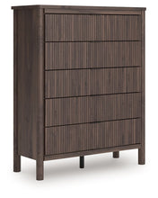 Load image into Gallery viewer, Pamytta - Five Drawer Wide Chest - Brown