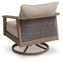 Load image into Gallery viewer, Harmony Headlands - Swivel Lounge With Cushion - Natural / Gray