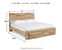 Load image into Gallery viewer, Hyanna - Storage Bed