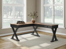 Load image into Gallery viewer, Wildenauer - Home Office Desk And Return - Brown / Black