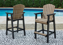 Load image into Gallery viewer, Fairen Trail - Tall Barstool (Set of 2) - Black / Driftwood