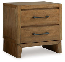 Load image into Gallery viewer, Sherbana - Two Drawer Night Stand - Light Brown