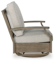 Load image into Gallery viewer, Rainier Ranch - Swivel Glider Chair With Cushion - Brown / Beige