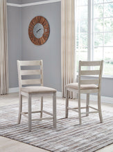 Load image into Gallery viewer, Skempton - Upholstered Barstool (Set of 2) - White