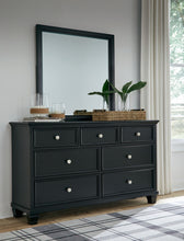 Load image into Gallery viewer, Lanolee - Dresser And Mirror - Black