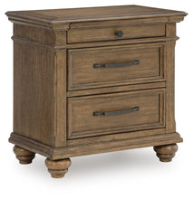Load image into Gallery viewer, Karallin - Three Drawer Night Stand - Medium Brown
