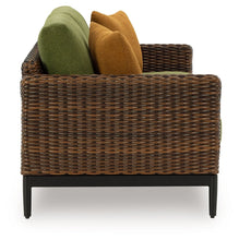 Load image into Gallery viewer, Horizon Hall - Loveseat With Cushion - Brown / Green