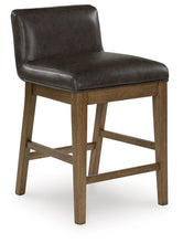Load image into Gallery viewer, Cabalynn - Upholstered Barstool (Set of 2) - Two-tone Brown