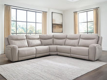 Load image into Gallery viewer, Gravier - 5-Piece Power Reclining Sectional - Gray