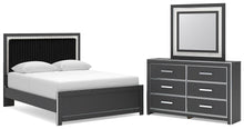 Load image into Gallery viewer, Zuraleus - Upholstered Panel Platform Bedroom Set
