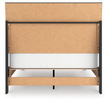 Load image into Gallery viewer, Danziar - Full Panel Bed With Low Footboard - Black
