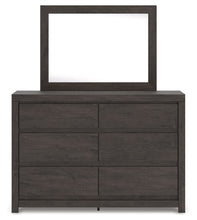 Load image into Gallery viewer, Fraluna - 3 Pc. - Queen Panel Storage Bed, Dresser And Mirror - Charcoal