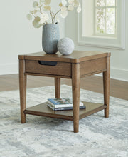 Load image into Gallery viewer, Roanhowe - Rectangular End Table - Brown