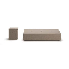 Load image into Gallery viewer, Midnight Mountain - Rectangular Fire Pit With Tank Cover - Light Brown