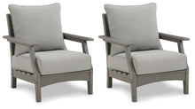 Load image into Gallery viewer, Visola - Lounge Chair w/Cushion (Set of 2) - Gray