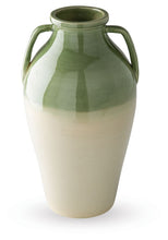 Load image into Gallery viewer, Andorbury - Vase - Green / Beige