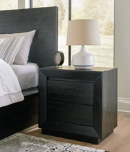 Load image into Gallery viewer, Londer - Two Drawer Night Stand - Black