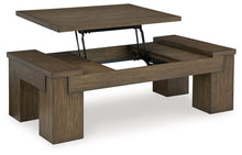 Load image into Gallery viewer, Rosswain - Lift Top Cocktail Table - Warm Brown
