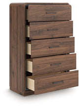 Load image into Gallery viewer, Fortlorn - Five Drawer Chest - Walnut Brown