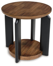 Load image into Gallery viewer, Kraeburn - Round End Table - Brown / Black