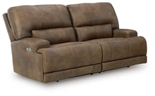 Load image into Gallery viewer, Beckley Place - 2 Seat Power Reclining Sofa With Adjustable Headrest - Earth