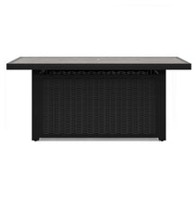 Load image into Gallery viewer, Beachcroft - Rectangular Fire Pit Table - Black / Light Gray