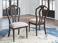 Load image into Gallery viewer, Lavinton - 8 Pc. - Dining Room Extension Table, 6 Side Chairs, Server - Brown