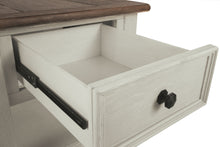 Load image into Gallery viewer, Bolanburg - Rectangular End Table - White / Brown / Beige