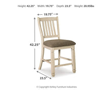 Load image into Gallery viewer, Bolanburg - Upholstered Barstool (Set of 2) - Beige