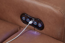 Load image into Gallery viewer, Clean-Slate - Power Reclining Sofa / Adj Headrest - Caramel
