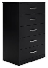 Load image into Gallery viewer, Finch - Five Drawer Chest - 46" Height - Black