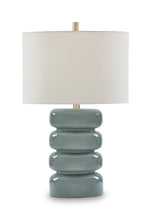 Load image into Gallery viewer, Clayard - Ceramic Table Lamp - Gray Blue