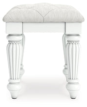 Load image into Gallery viewer, Kozlani - 3 Pc. - Vanity, Mirror And Stool - White
