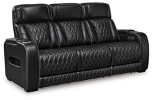 Load image into Gallery viewer, Boyington - 2 Pc. - Power Reclining Sofa And Loveseat - Black