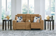 Load image into Gallery viewer, Kanlow - Dbl Reclining Loveseat With Console - Honey