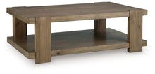 Load image into Gallery viewer, Flangren - Rectangular Cocktail Table - Light Brown