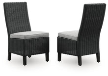 Load image into Gallery viewer, Beachcroft - Side Chair With Cushion (Set of 2) - Black / Light Gray