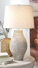 Load image into Gallery viewer, Layal - Paper Table Lamp - Beige