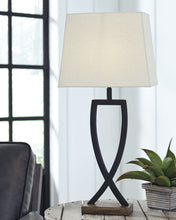 Load image into Gallery viewer, Makara - Metal Table Lamp (Set of 2) - Black / Brown