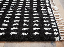 Load image into Gallery viewer, Minston - 5' x 7' Rug - Black / White