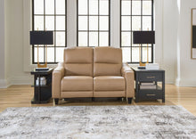 Load image into Gallery viewer, Mosswell - Power Reclining Loveseat With Adj Headrest - Toffee