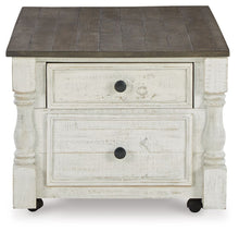 Load image into Gallery viewer, Havalance - Lift Top Cocktail Table with Storage Drawers - White / Gray