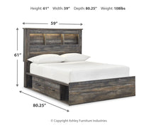 Load image into Gallery viewer, Drystan - Panel Bookcase Bed