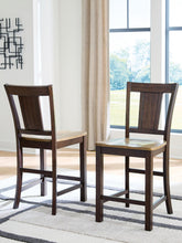 Load image into Gallery viewer, Rylandeen - Barstool (Set of 2) - Light Brown / Dark Brown
