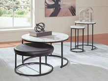 Load image into Gallery viewer, Jusmour - Occasional Nesting Table (Set of 4) - Black / White