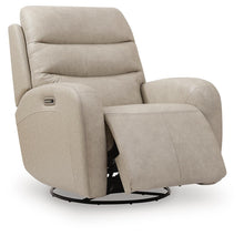 Load image into Gallery viewer, Motion-Max - Swivel Glider Power Recliner - Stonewash