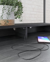 Load image into Gallery viewer, Yarlow - Home Office Desk and Shelf - Black