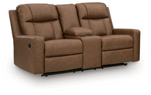 Load image into Gallery viewer, Mackmenville - Double Reclining Loveseat With Console