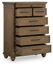 Load image into Gallery viewer, Karallin - Seven Drawer Chest - Medium Brown