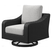 Load image into Gallery viewer, Beachcroft - Swivel Lounge Chair - Black / Light Gray